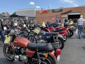 32nd Annual Chicago Vintage Motorcycle Show Honda Kawasaki